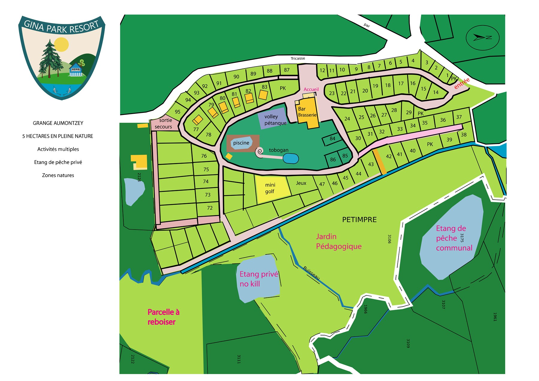 Plan de vente Gina Park Resort